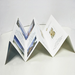 Grosir promosi kustom dapat dicetak iklan Pamphlet 2/<span class=keywords><strong>3</strong></span>/4 lipat lipat tiga brosur dilipat selebaran layanan cetak - Product Image 2