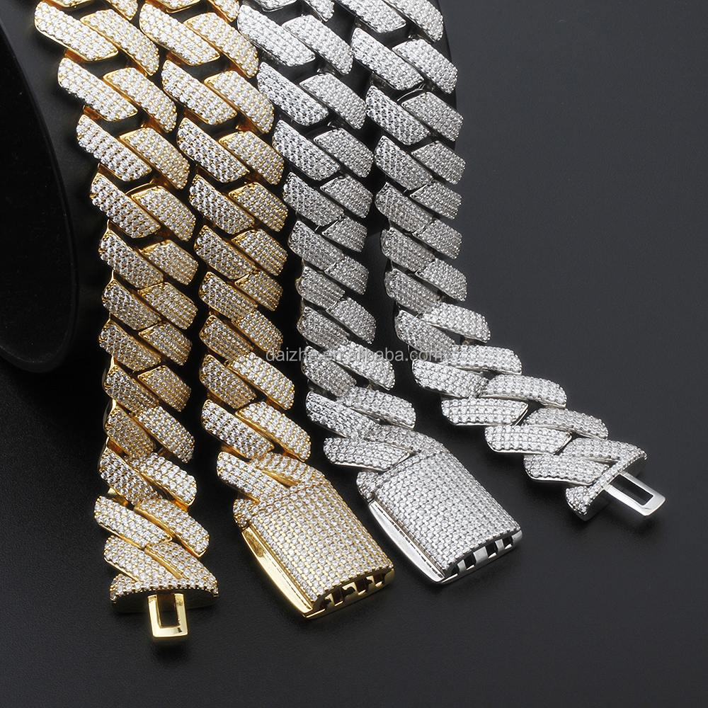 Iced Out Bling 19mm Miami Cuban Chain - Perfect for Parties