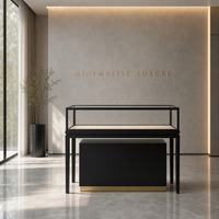 Luxuriöse Anpassbare Schmuckvitrine mit LED-Beleuchtung und Gehärtetem Glas Umweltfreundlich & Langlebig für Einzelhandelsgeschäfte und Einkaufszentren