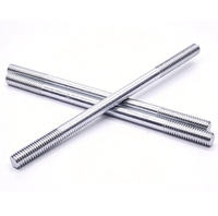 Galvanized Double End Stud Bolt Half Threaded Double Threaded Rod Carbon Steel Studs Custom Size Machine Construction Fastening