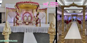 Avni Mandap for Indian <b>Wedding</b> Ceremony Dreamy Destination <b>Wedding</b> Mandap Decor Diving Decor Indian <b>Wedding</b> Mandap Dallas - Product Image 6