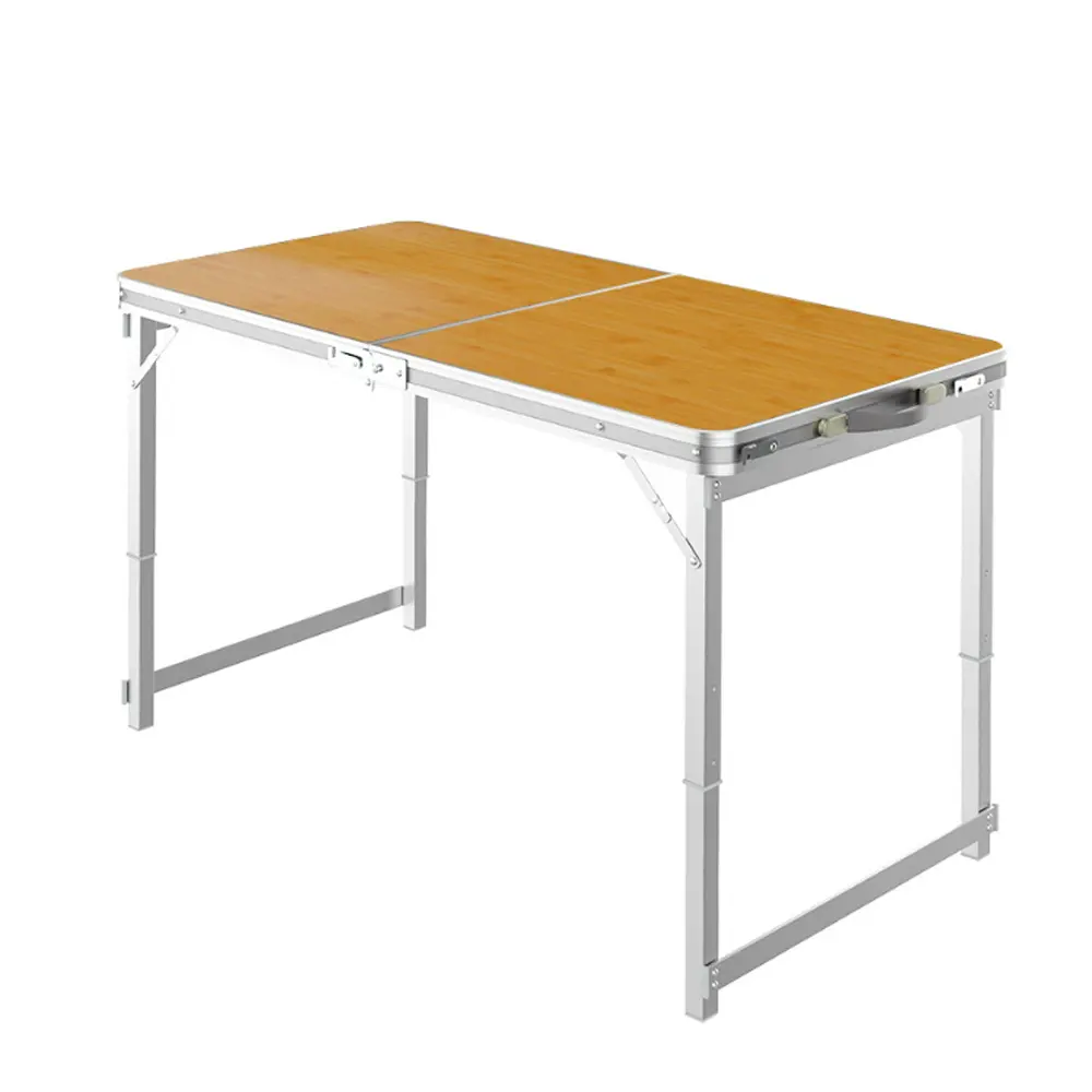 50 인치 대나무 보드 컬러 저렴한 플라스틱 야외 접이식 테이블 bjflamingo 접이식 피크닉 캠핑 알루미늄 테이블