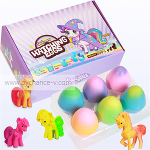 Giocattolo Unicorno Carino che Esce da Uova Arcobaleno, Articolo Molto Richiesto per Ricarica Distributori Automatici e Bomboniere per Feste per Bambini - Product Image 6