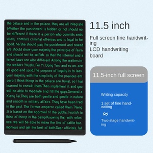 Có thể xóa toàn màn hình 6.5 inch <span class=keywords><strong>LCD</strong></span> bằng văn bản máy tính bảng kỹ thuật số notepad bảng tin với Túi da cho trẻ em và người lớn - Product Image 1