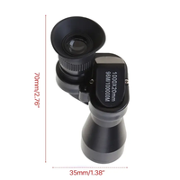 Monoculaire de poche HD 8x20 haute puissance avec vision nocturne faible luminosité, champ de vision de 5,7 degrés et lentille multicouche