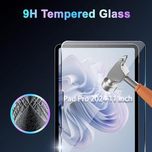Protection d'écran en verre trempé 9H Premium 2.5D pour <span class=keywords><strong>iPad</strong></span> Pro 11 2024 2025, <span class=keywords><strong>prix</strong></span> d'usine, emballage en vrac - Product Image 4