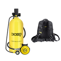 X6000 DIDEEP 3L 30-50 Minutes d'autonomie sous-marine, respirateur de plongée, équipement de plongée sous-marine, tuba, bouteille d'oxygène de plongée