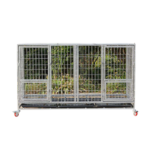 Paslanmaz çelik demir ve <span class=keywords><strong>Metal</strong></span> köpek kafesi Premium malzeme çevre dostu kulübesi evcil hayvan dostu güvenli nefes uyku alanı oynarken - Product Image 4