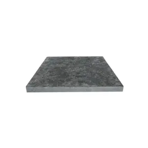 G684 granito nero basalto nero pietra di granito nero fiammato granito nero per scale piastrelle del battistrada