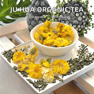 Natural Original Dried Chrysanthemum Flowers Organic Blooming <b>Tea</b> Freshly Processed Packaged in Bulk Bag Sachet Cup - Product Image 2
