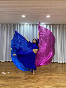 Alas Profesionales de Danza del Vientre <span class=keywords><strong>para</strong></span> <span class=keywords><strong>Mujer</strong></span> 360 Grados Alas de Isis Traje de Danza Árabe Egipcia India - Product Image 3