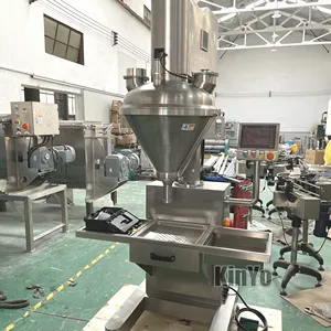 100g-25kg Powder Filler Protein Powder Filler Talc Powder Filler Auger Filling Machine With Clamp Bag Device