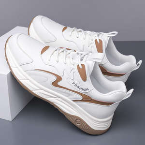 Chaussures de sport en cuir pour hommes, nouveau modèle 2026, style marche, avec design respirant. Chaussures décontractées pour hommes à semelles épaisses et durables. - Product Image 4