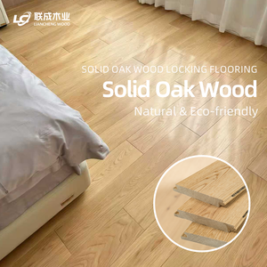 Plancher en bois de teck massif 18 mm Chauffage par le sol Clic sans colle Sans poutre Moderne Écologique Utilisation intérieure - Product Image 6