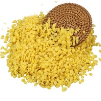 Cire d'abeille granulée jaune pour bougies, cosmétiques, rouges à lèvres et baumes à lèvres - Origine Hebei