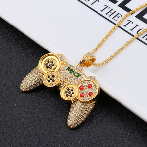Collana con Ciondolo KABA Gioielli Trendy Hip Hop in Lega a Forma di Capitano da <span class=keywords><strong>Gaming</strong></span> - Product Image 4