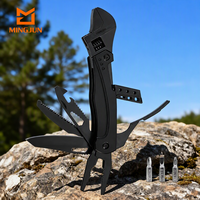 Nouvelle pince multifonctionnelle réglable en acier inoxydable, outil portable d'extérieur, ensemble multi-outils avec petit couteau, tournevis et scie