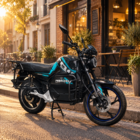 Moto électrique intelligente 3000W avec port de charge USB, 3 vitesses, rapide, pour la conduite urbaine quotidienne