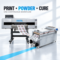 Imprimante Directe sur Film HANYING 680mm HY-6804 avec 4 Têtes d'Impression Epson I3200A1 et Sécheur à Poudre pour Ligne de Production Textile