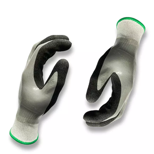 Gants de moto double trempés Nitrile Latex Coated Seamless Knitting waterproof work Gants de sécurité coupe niveau 5 - Product Image 3