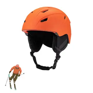 Ce认证轻质14透气通风口电脑外壳和EPS泡沫可调贴合男童和女童滑雪头盔