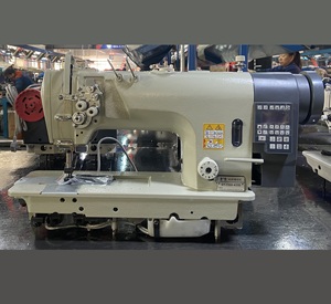 Máquina de Coser Industrial de Doble Aguja de Alta Resistencia con Motor y Engranaje para Jeans y Pantalones - Product Image 2
