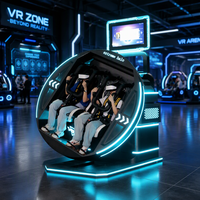 Simulateur de montagnes russes à deux places avec rotation à 360 degrés, réalité virtuelle intérieure/extérieure, pour utilisation dans les centres commerciaux