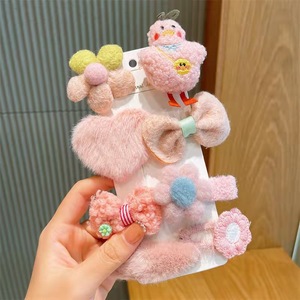 Fabrika doğrudan satış popüler sevimli kumaş çocuk kaliteli çiçek saç klipleri saç için setleri - Product Image 4
