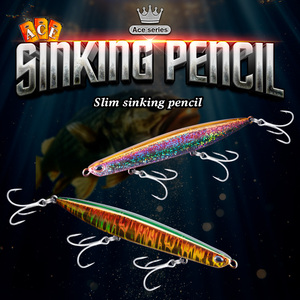 Honoreal Nuevo Tipo 120mm 38g Señuelo Duro <span class=keywords><strong>de</strong></span> Lápiz <span class=keywords><strong>de</strong></span> Hundimiento Delgado con Efecto Láser ABS Stickbait 100m+ Distancia <span class=keywords><strong>de</strong></span> Lanzamiento Ultra Larga Venta al por Mayor - Product Image 2
