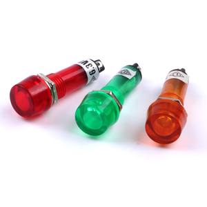مصباح إشارة بلاستيكي موديل رقم XD10-3 بقوة 12 فولت 24 فولت 110 فولت مصباح مؤشر ضوئي بحجم 10 ملم مصباح مؤشر ضوئي - Product Image 3