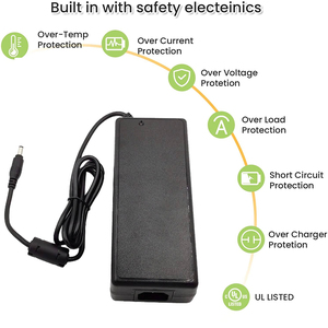 オーディオビデオパワーアンプLED照明用ULクラス2 VI効率96Wデスクトップ電源24V 4A 12V 8A AC DCアダプター - Product Image 5