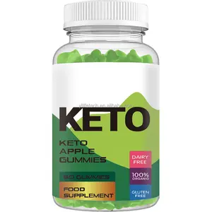 Активные Кето-зеленые яблочные Уксусные жевательные мармеладки 1000 мг для похудения, улучшенная смесь сжигает жир на животе Кето ACV жевательные конфеты