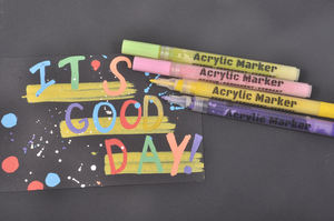 Красота Tooli Арт Набор 120 акриловые маркеры для рисования ручка 0,7 мм для легкого письма и творчества - Product Image 6