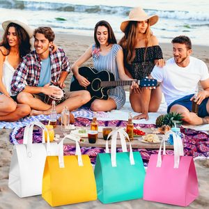 Cibo personalizzato consegna isolamento termico portare fuori per andare togo sacchetto da asporto cibo da asporto sacchetto di imballaggio cibo da asporto per il cibo - Product Image 6