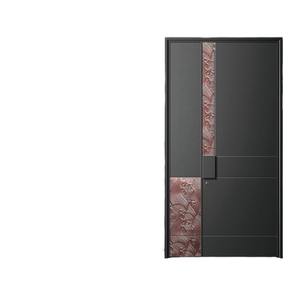 Porte d'entrée moderne Porte d'entrée accessible antivol sculptée de luxe Portes d'entrée avant encadrées - Product Image 5