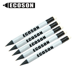 ดินสอขนาดเล็กสำหรับเล่นกอล์ฟ HB,ดินสอไม้สีดำเคลือบทุกชิ้นพร้อมยางสีดำพิมพ์โลโก้ตราแบบกำหนดเองได้ - Product Image 4