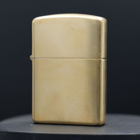 Briquet à kérosène en laiton portable, personnalisable avec logo, cadeau créatif et original, briquet coupe-vent pour cigares, accessoire pour fumeurs