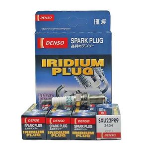 Bougie d'allumage DENSO Iridium neuve pour voiture 3434 SXU22PR9 pour Chevrolet SPARK (M300) 1.2L & <span class=keywords><strong>Fiat</strong></span> <span class=keywords><strong>500</strong></span> C 1.4L 2009 Filetage 19mm - Product Image 2
