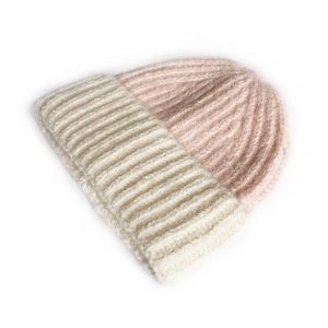 Unisex 100% Acryl Beanie Custom <span class=keywords><strong>Logo</strong></span> Tweekleurige Breien Hoed Sport Skiën Casual Met Digitale Bedrukking Voor Mannen Ontworpen <span class=keywords><strong>Maker</strong></span> - Product Image 1