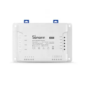 SeekEC Itead Sonoff 4CH Wifi Smart Switch/Light Switch Smart Home App Remote Interrupter Relay Works with Alexa Google Hom