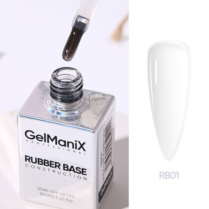 Vernis à ongles en gel rose nude auto-nivelant Hanyi, faible chaleur, sans acide, sans HEMA, <span class=keywords><strong>base</strong></span> en caoutchouc avec lampe LED, ensemble de vernis à ongles en gel - Product Image 6