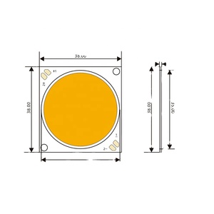 Công suất cao 200W 300W 400W 500W clu058 cùng kích thước XL-38 * 38/35 150-<span class=keywords><strong>160lm</strong></span>/<span class=keywords><strong>W</strong></span> <span class=keywords><strong>LED</strong></span> <span class=keywords><strong>COB</strong></span> <span class=keywords><strong>Chip</strong></span> được sử dụng cho đèn pha/ánh sáng thương mại - Product Image 1