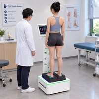 Système d'analyse de la pression plantaire, scanner d'évaluation de la marche par IA, alignement des membres inférieurs pour les centres de réadaptation