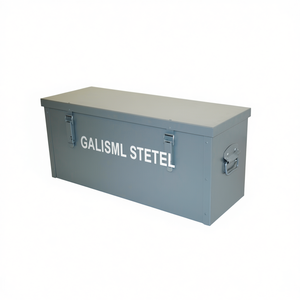 TTAKE Galvanized Steel <b>Trunk</b> 48 In X 20 In X 18 In Heavy Duty <b>Storage</b> <b>Box</b> Tool Chest - Product Image 2