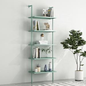 رفوف 5 رفوف مركبة على الحائط وحدة رفوف معدنية ديكور رفوف الكتب المنزل او المكتب المنظم - Product Image 4