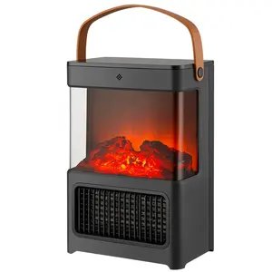 Chauffage 3D simulé flamme cheminée chauffage électrique ménage économie d'énergie poêle salle de bain ventilateur à air chaud