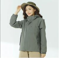 Ensemble de veste bomber à capuche 3-en-1 pour homme et femme, imperméable, coupe-vent, doublure en polaire thermique, tendance hiver