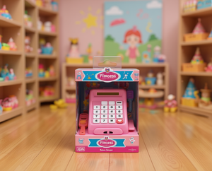 Caja Registradora de Juguete de Plástico para Niños de 4 a 6 Años, Juego de Imitación de Dinero y Banca - Product Image 2