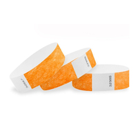 Bracelet RFID jetable en papier Dupont 250x25mm 1K Chip 13,56 MHz NFC étanche à usage unique pour événements - Vente en gros