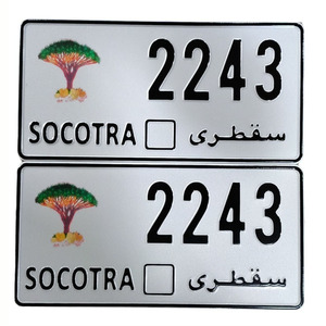 Placas de Matrícula Reflectantes de Aleación de Aluminio para Automóviles, Estándar Estadounidense, Placas de Matrícula Artesanales Semiterminadas, Fotografías de Marcas Reconocidas - Product Image 1